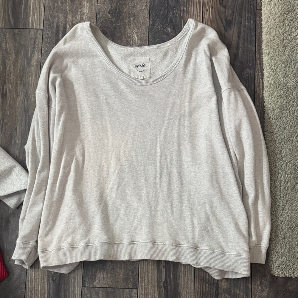 Gray Long Sleeve Sweater